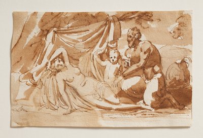 Jupiter als Satyr und Antiope von Bertel Thorvaldsen